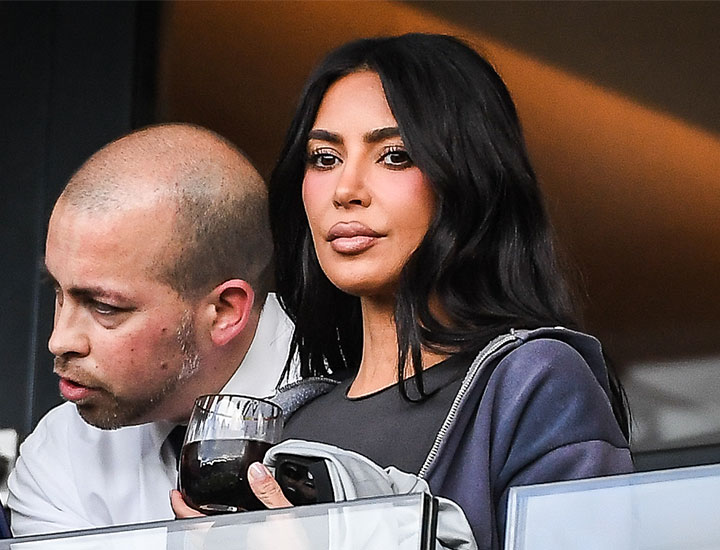 Kim Kardashian Paris swollen lips