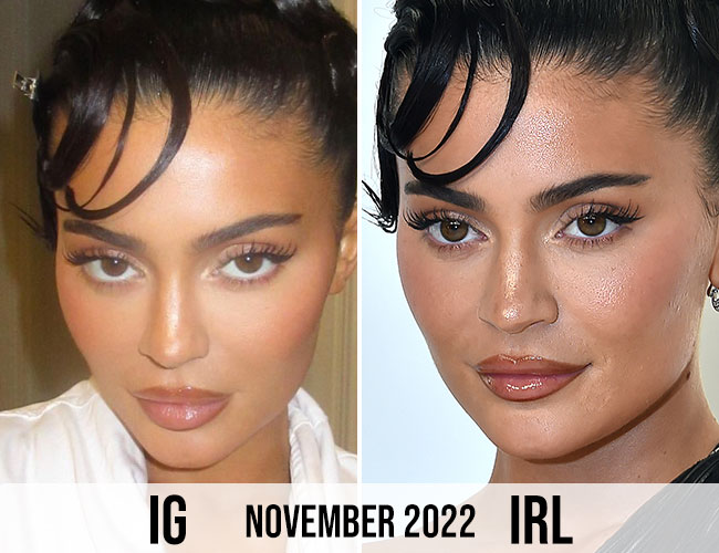 Kylie Jenner Instagram vs realidad