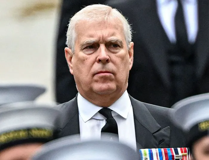 Prince Andrew Queen Elizabeth II's funeral