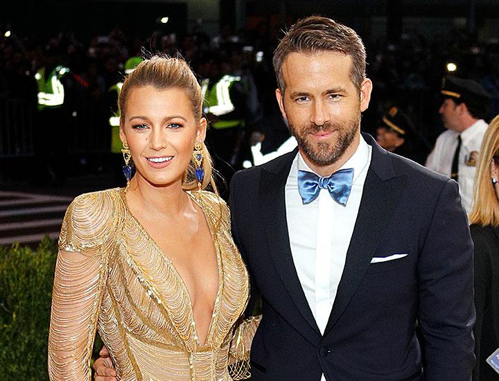 Ryan Reynolds and wife Blake Lively at the 2017 Met Gala