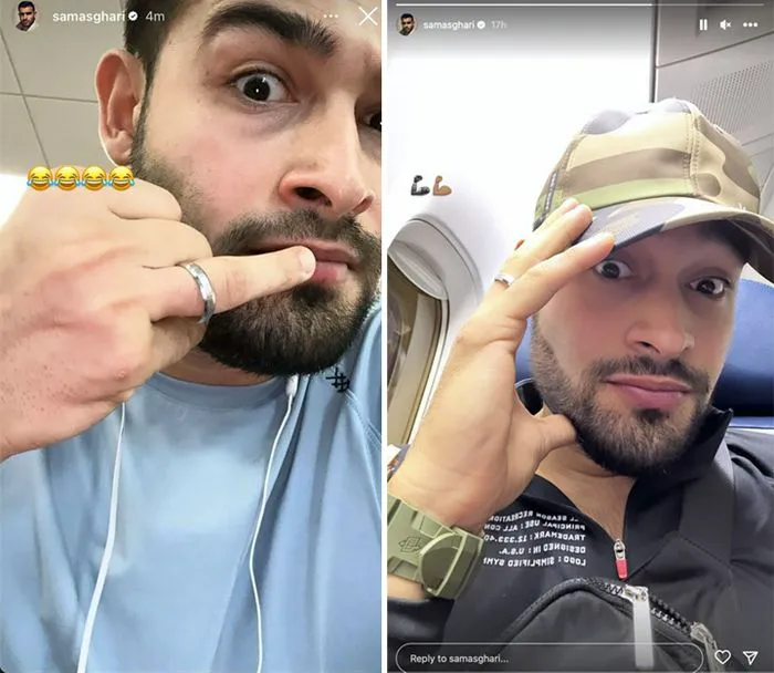 Sam Asghari Instagram wedding ring pictures