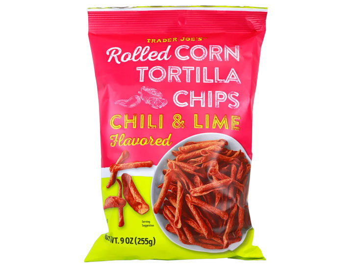 Trader Joe's Chili & Lime Flavored Rolled Corn Tortilla Chips