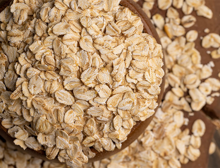 Close up of oats
