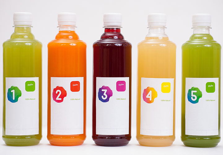 Juice cleanse bottles