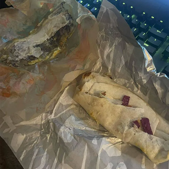 Taco Bell burrito fail