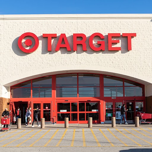 Exterior of Target shopping center