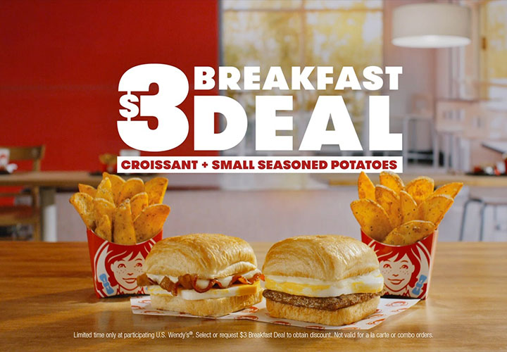 Wendy's $3 Breakfast Deal
