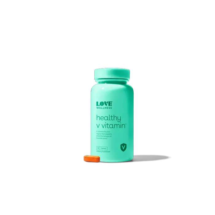 Healthy V Vitamin supplement for women's wellness.
