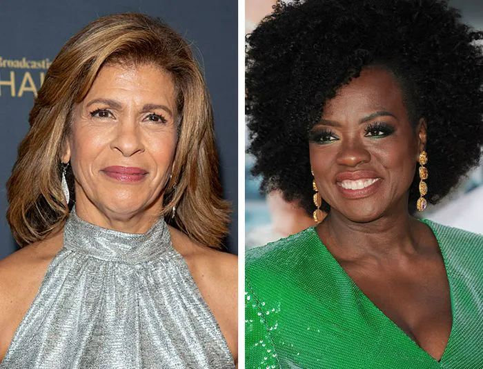 Hoda Kotb side-by-side image with Viola Davis