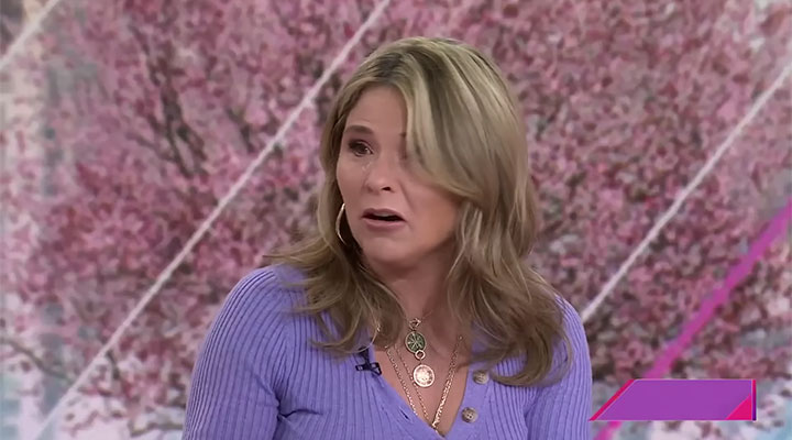 Jenna Bush Hager crying on Today show