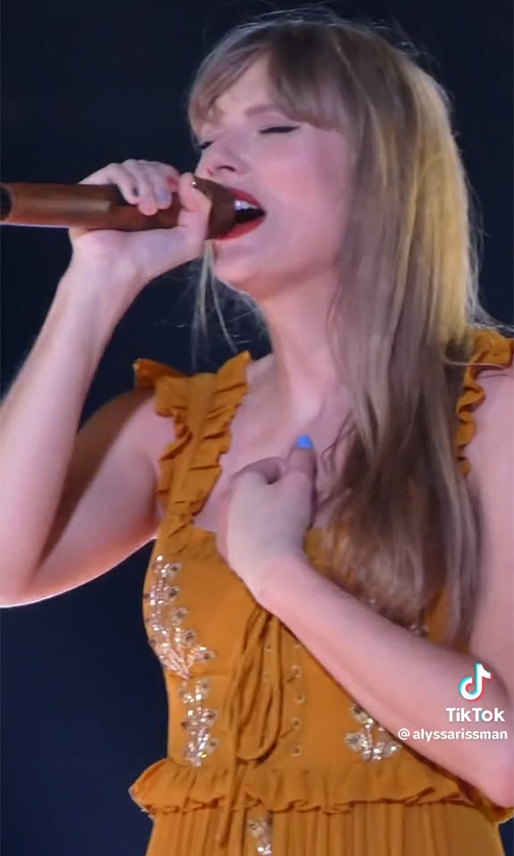 Taylor Swift crying Eras tour Atlanta