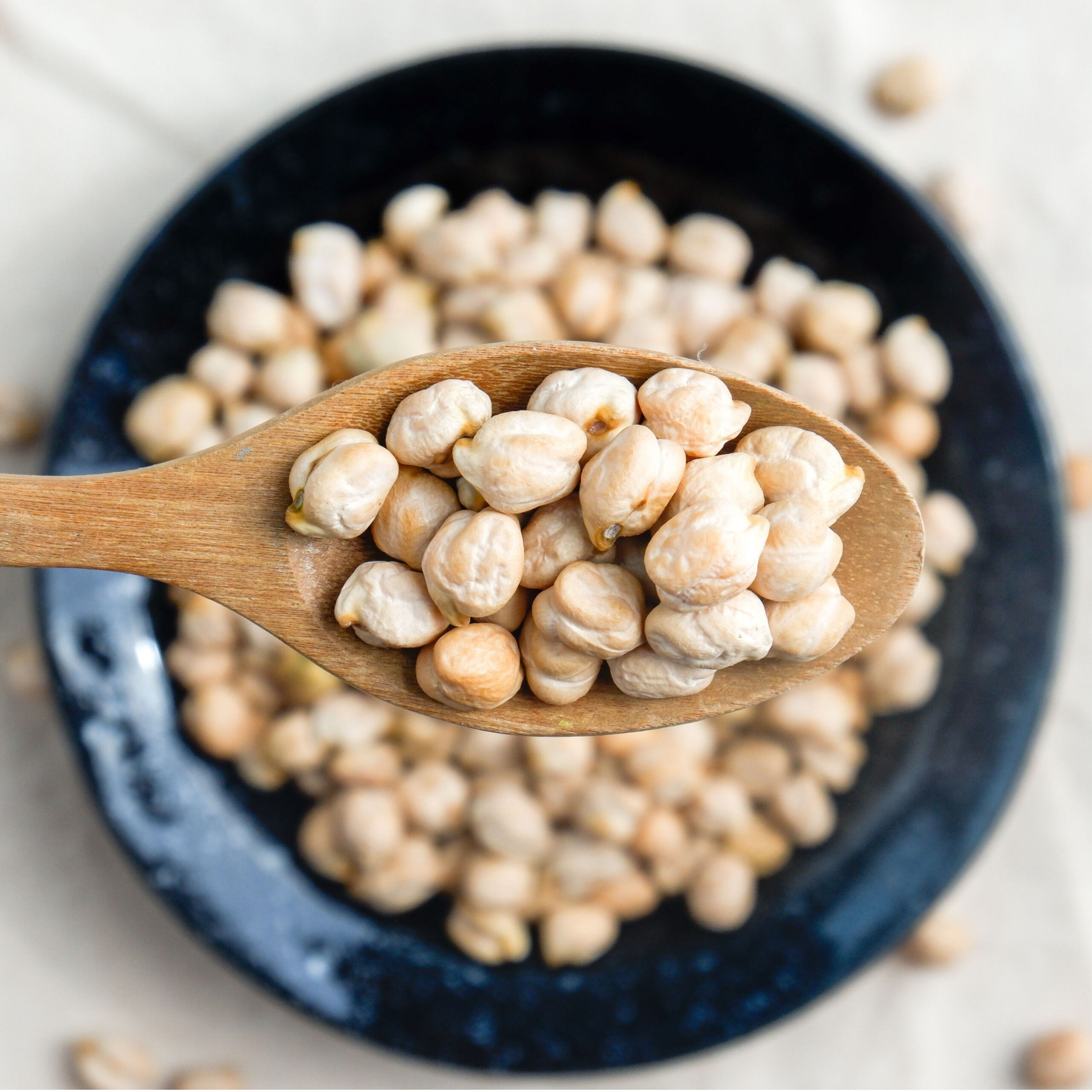 spoonful of chickpeas
