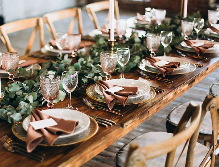 Rustic Theme Rustic tablescape