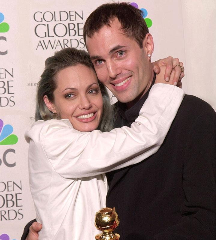 Angelina Jolie brother James Haven Golden Globes