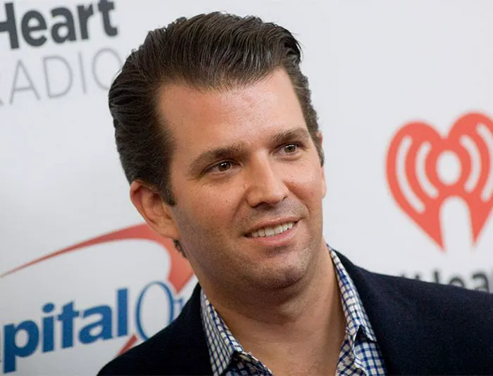 Donald Trump Jr. at the Z100 iHeartRadio Jingle Ball in 2015