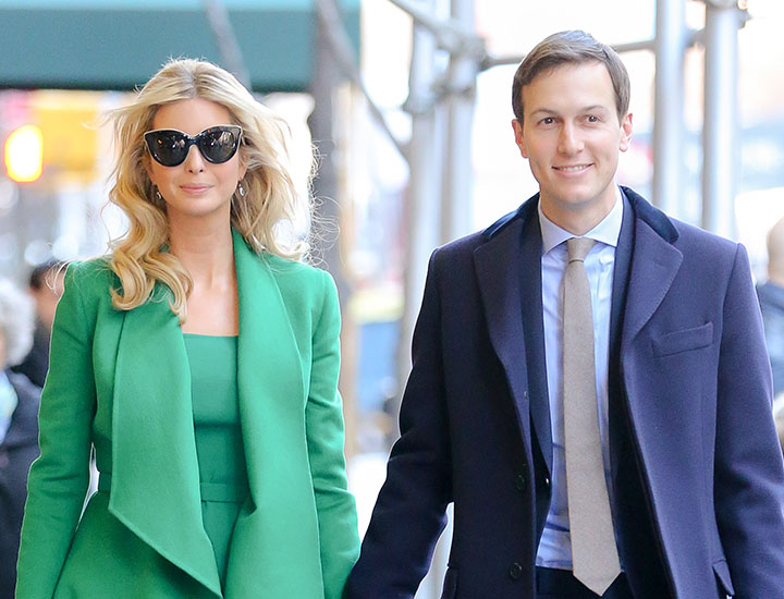 Ivanka Trump and Jared Kushner in NYC