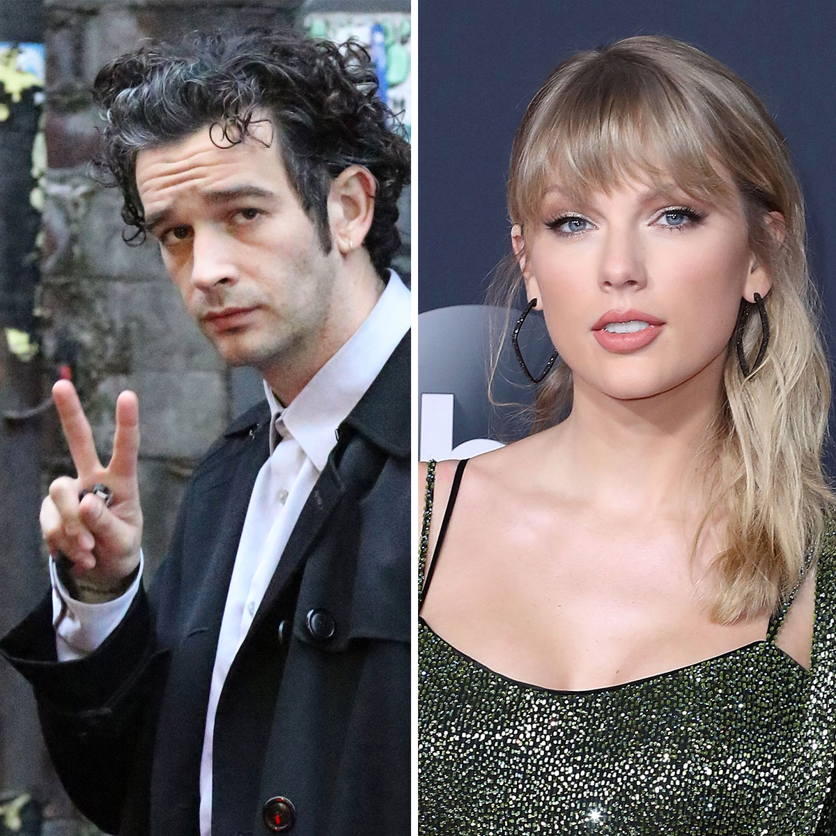taylor swift matty healy side-by-side red carpet