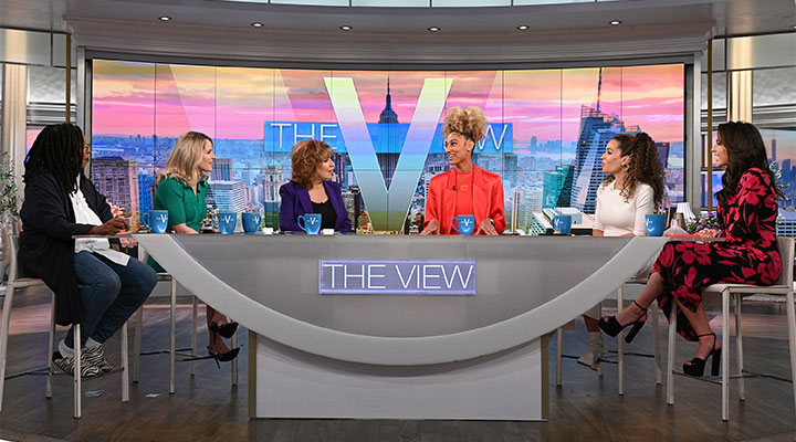 Sunny Hostin with 'The View' cohosts