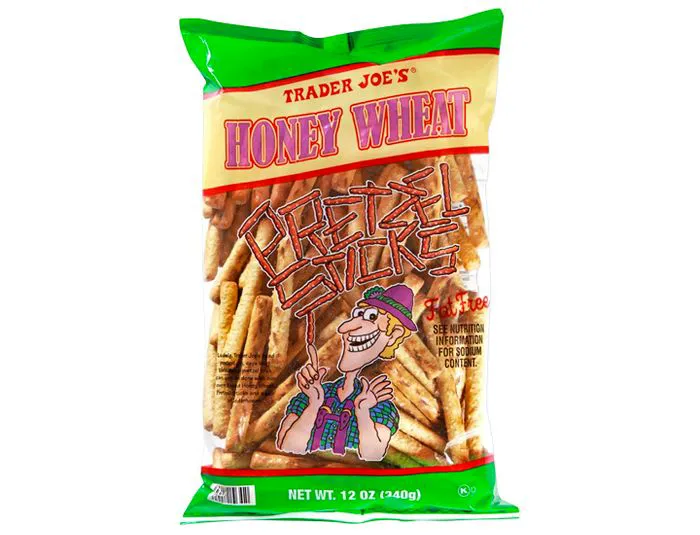 Trader Joe's Honey Wheat Pretzel Sticks bag