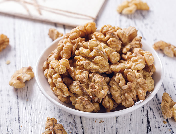 Bowl of walnuts