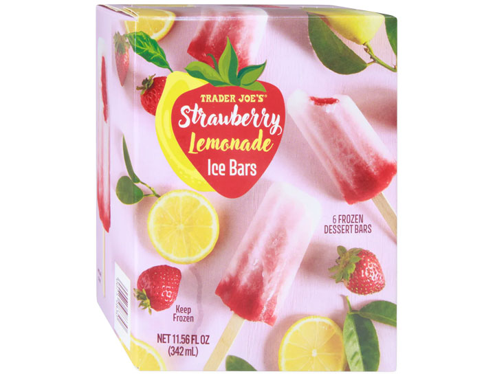 Trader Joe's strawberry lemonade ice bars