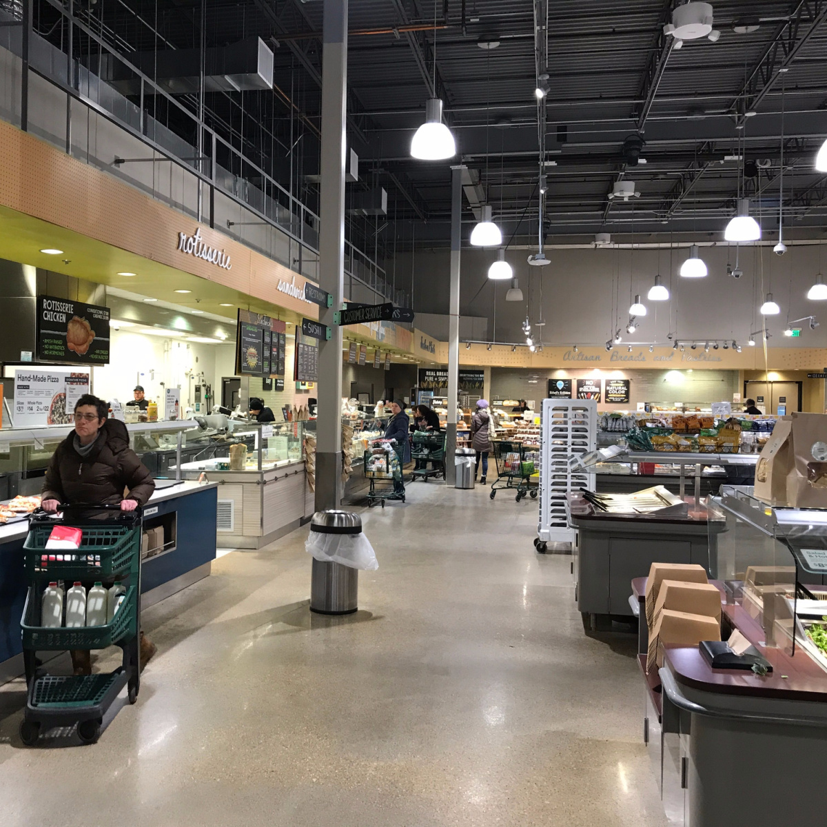 inside whole foods market grocery store interior