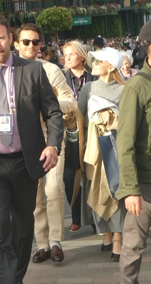 ariana grande jonathan bailey wicked costars london wimbledon tournament
