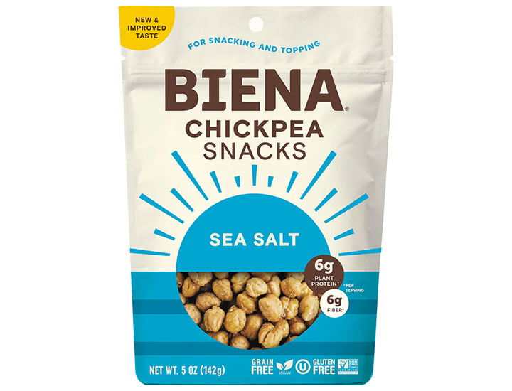 biena chickpea snacks