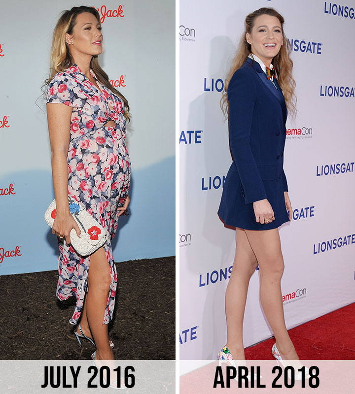 Blake Lively weight loss 2016 to 2018