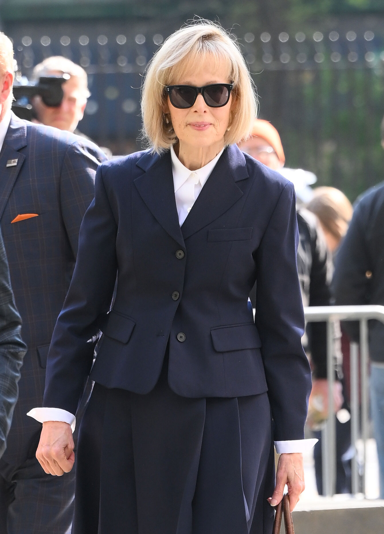 E. Jean Carroll at Federal Manhattan New York Court during her trial against Donald Trump