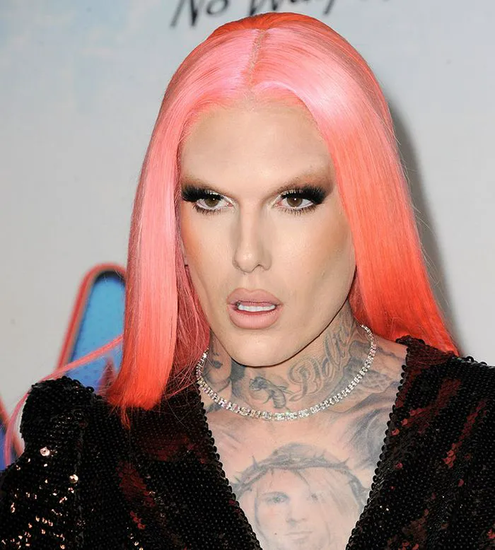 Jeffree Star at the premiere of 'Spider-Man: No Way Home'