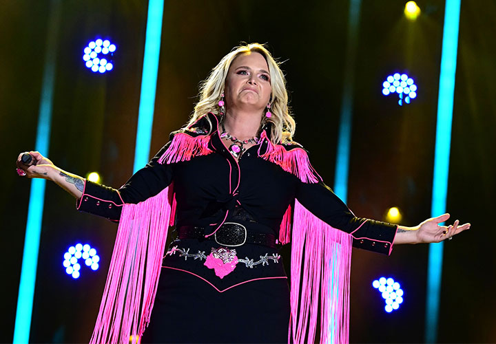 Miranda Lambert at the 2023 CMA Music Fest nightly concert