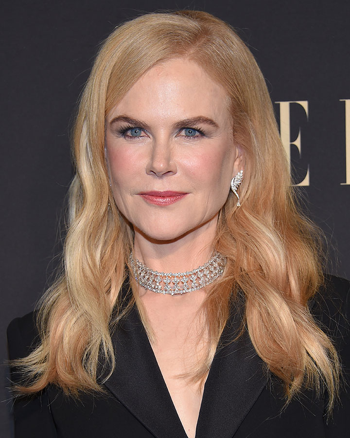 nicole kidman red carpet 2019 strawberry blonde hair headshot