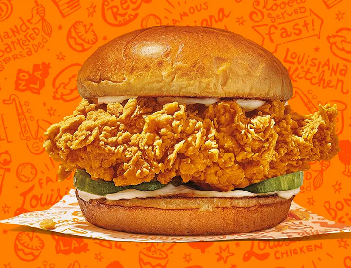Popeye's Crispy Chicken Sandwich