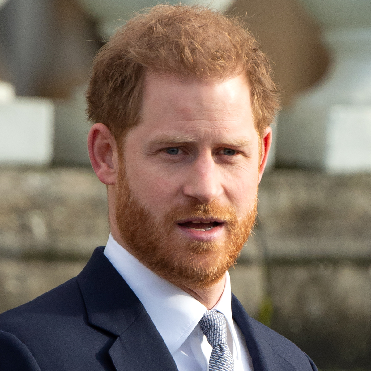 prince harry close-up headshot suit