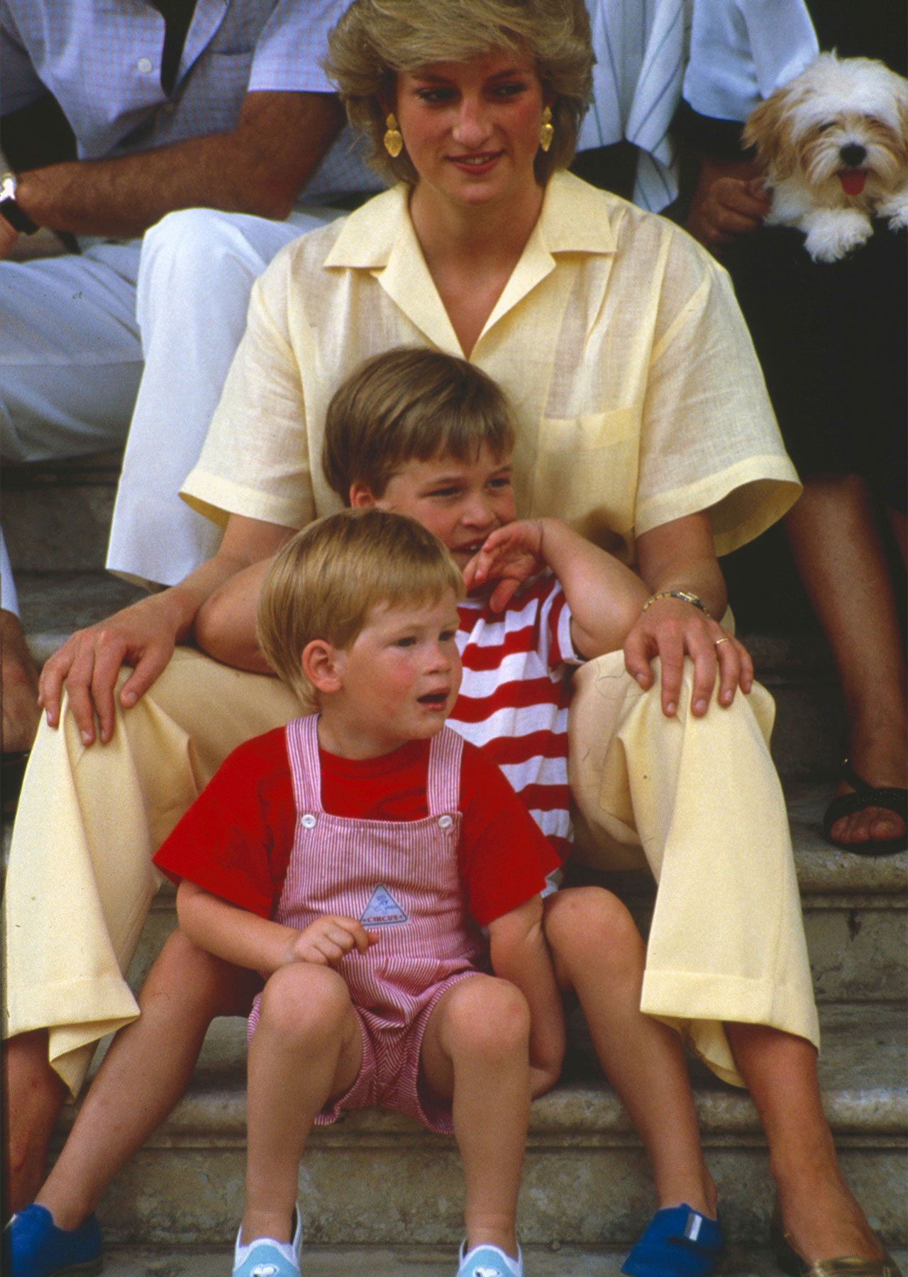 Princess Diana Prince William Prince Harry in Spain 1987