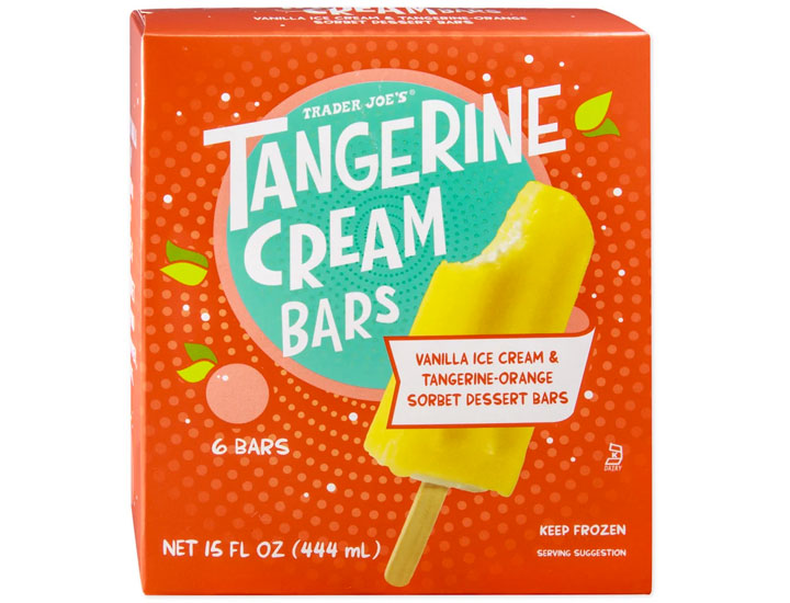 trader joe's tangerine cream bars