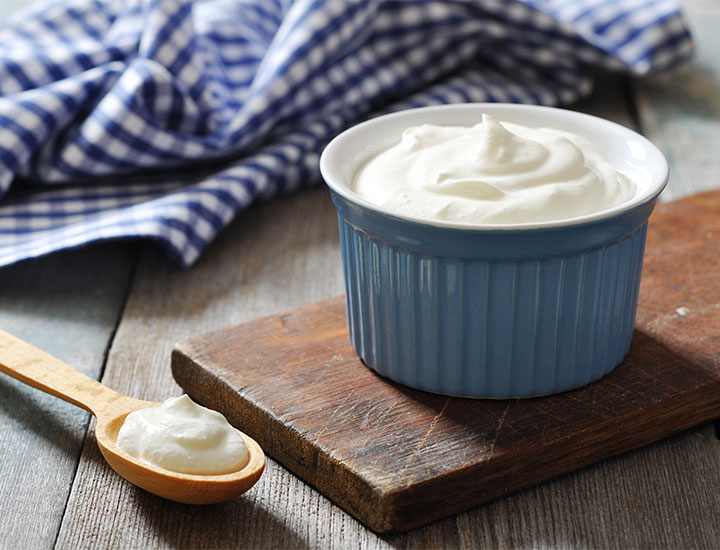 bowl of greek yogurt