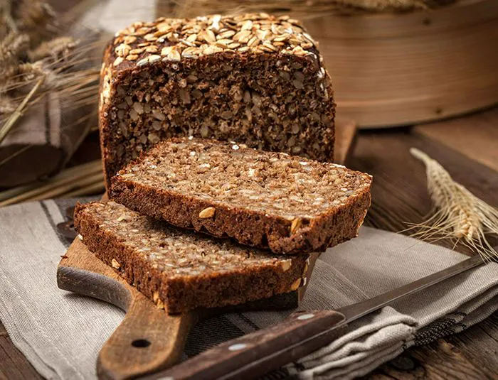 loaf of sprouted whole grain bread