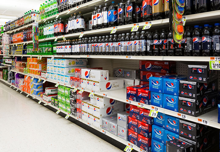 sugary beverages and soda