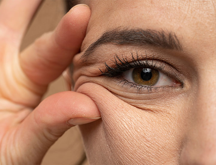 woman-pinching-skin-around-eye