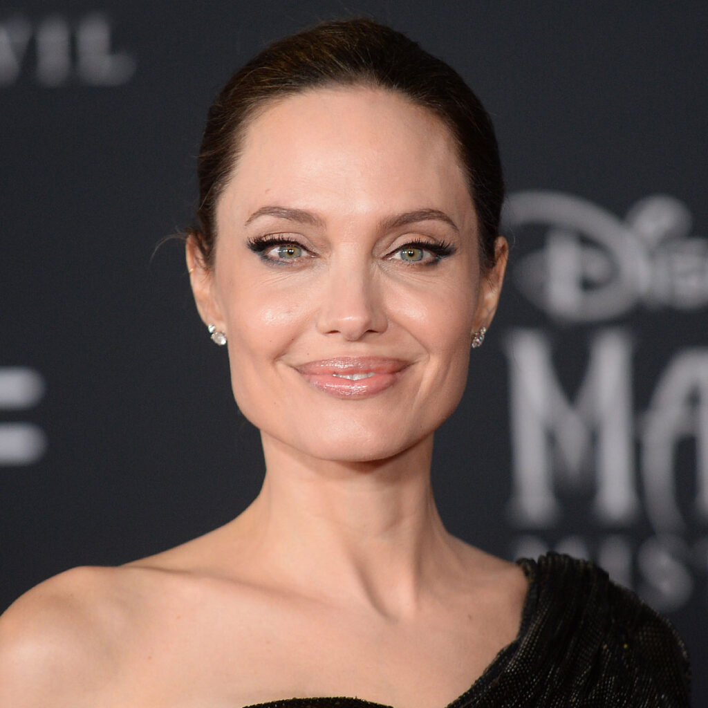 Angelina Jolie Black Long Trench Coat