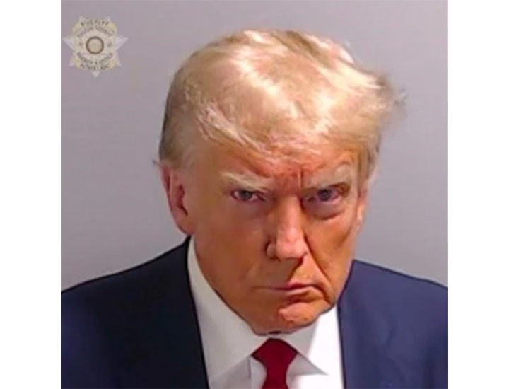 Donald Trump's mugshot from Fulton County Jail in Atlanta, GA