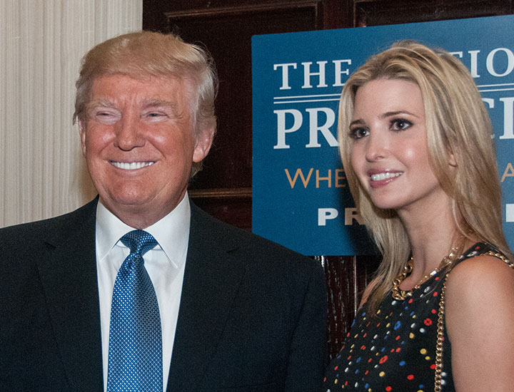 Donald and Ivanka Trump