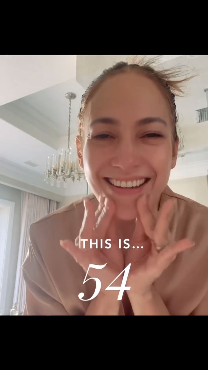 Jennifer Lopez Instagram video This Is 54