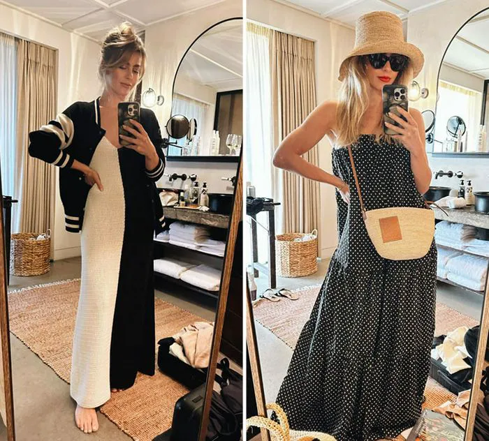 Julianne Hough Soho Farmhouse dresses