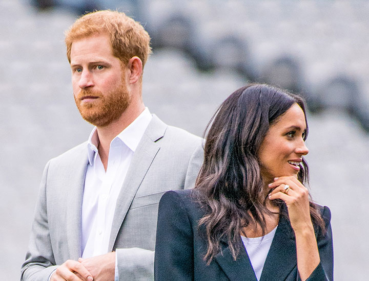 Prince Harry Meghan Markle in blazers