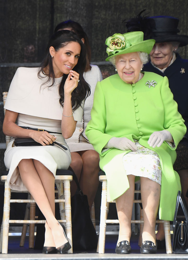 Meghan Markle Queen Elizabeth Chester and Mersey Gateway royal visit