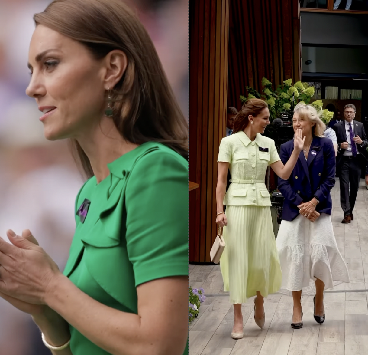 Kate Middleton In Green