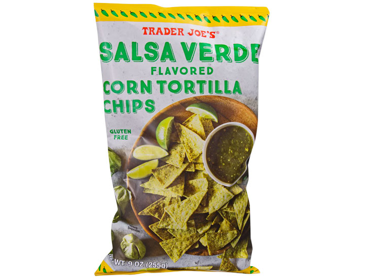trader joe's salsa verde flavored corn tortilla chips